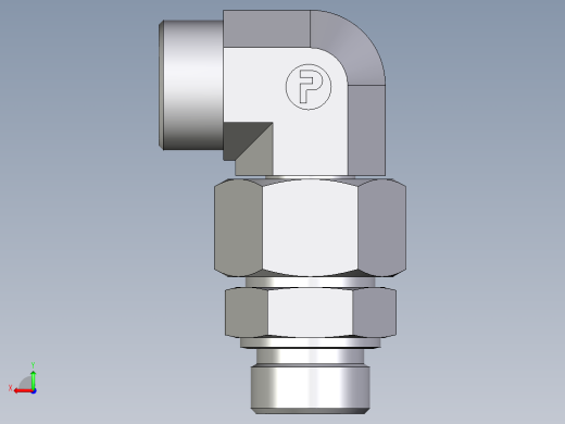 卡套式工业通用硬管接头EO_Assembled_adjustable_standpipe_elbow_EVW25SMOMD71后视缩略图