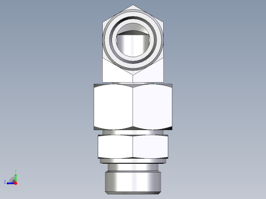 卡套式工业通用硬管接头EO_Assembled_adjustable_standpipe_elbow_EVW25SMOMD71右视缩略图