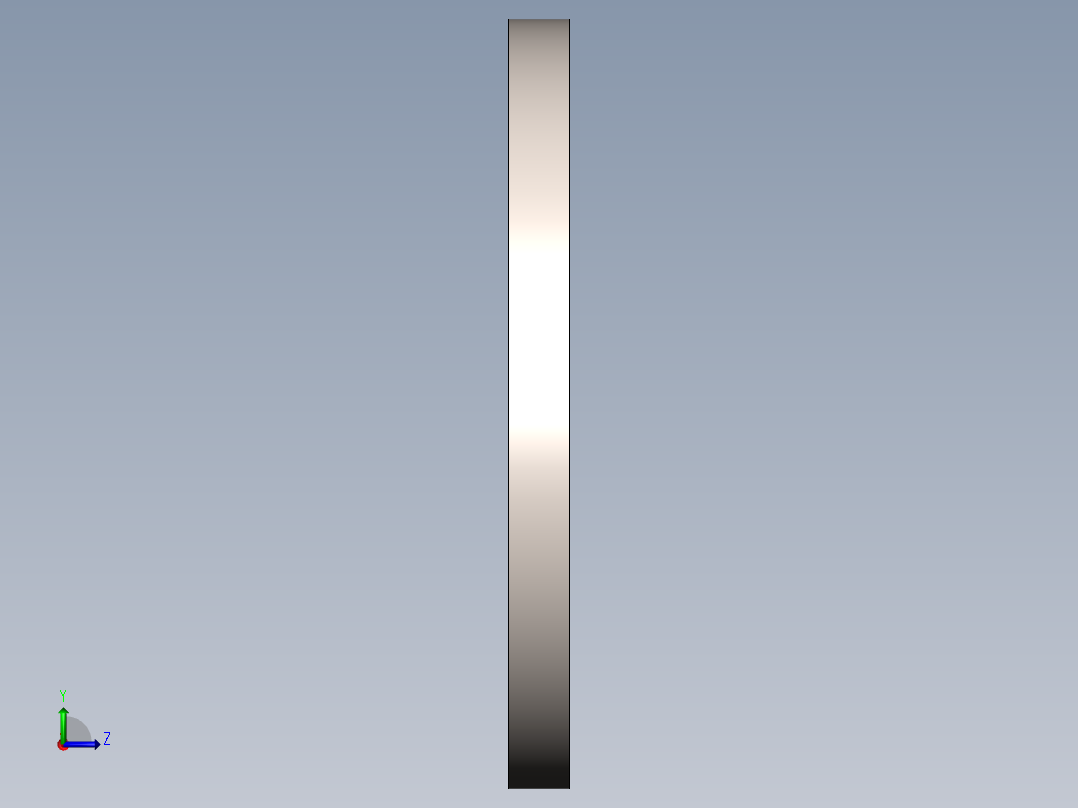 五分硬币左视图