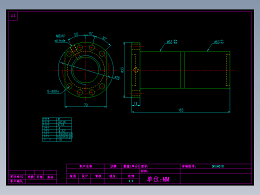 山云日尚SYS滚珠丝杠DFU4010.dwg