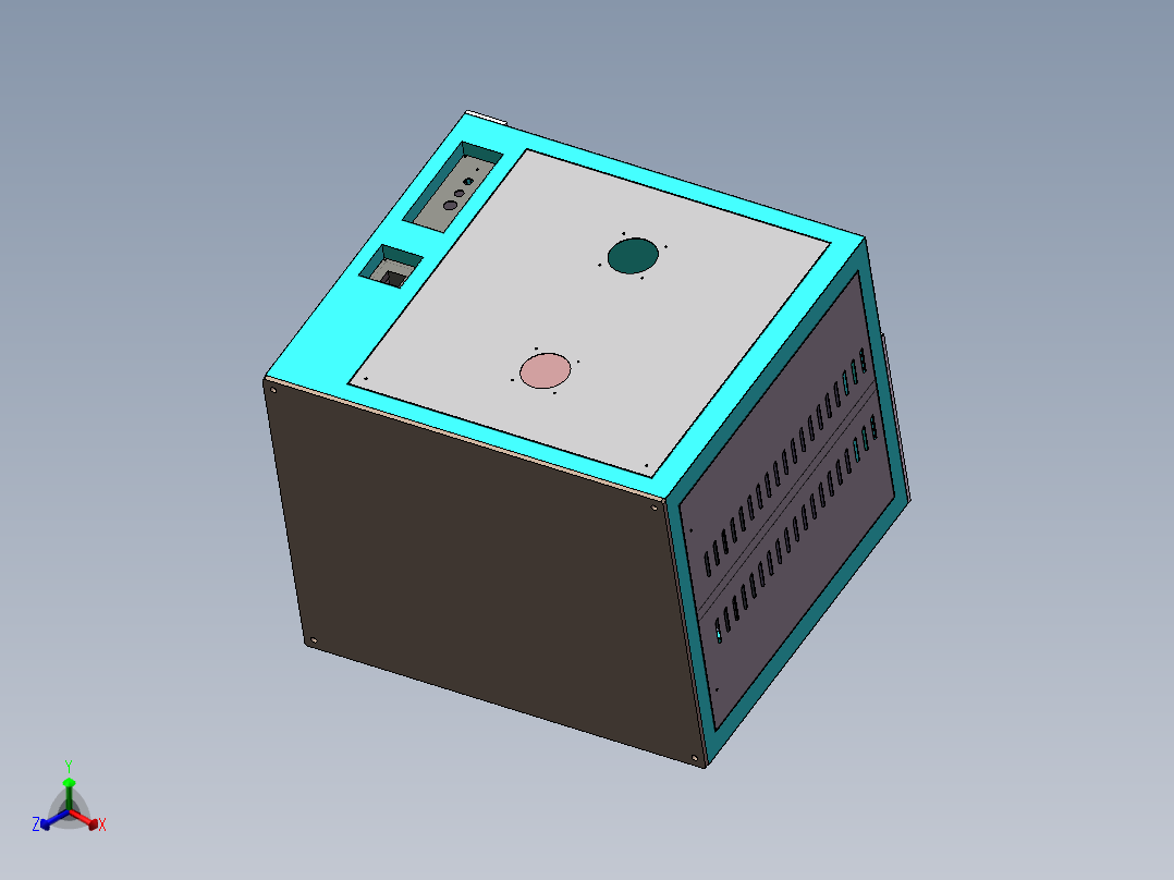 在线移栽式打标机sw17可编辑正等轴测图
