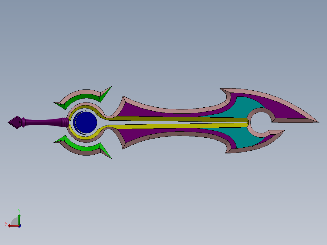 剑、宝剑(155)后视图