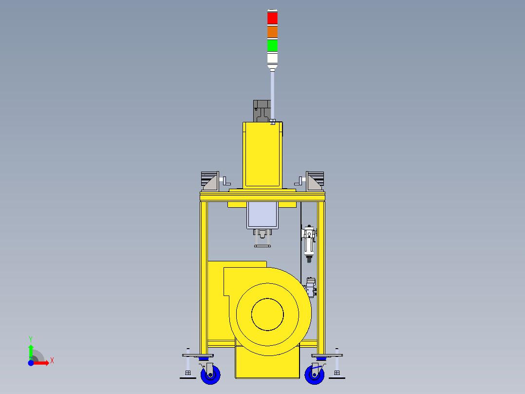 圆柱磨削及端面加工sw16前视图