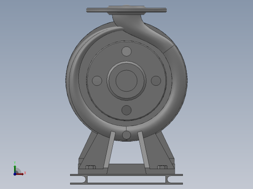 ISW╱IHW系列管道离心泵[ISW40-100]前视缩略图