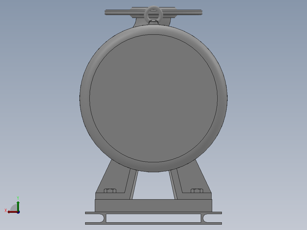ISW╱IHW系列管道离心泵[ISW40-100]后视图