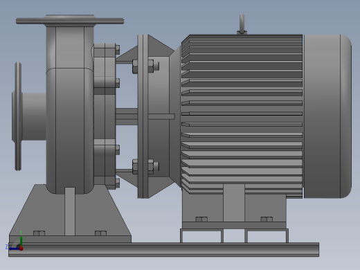 ISW╱IHW系列管道离心泵[ISW40-100]右视缩略图