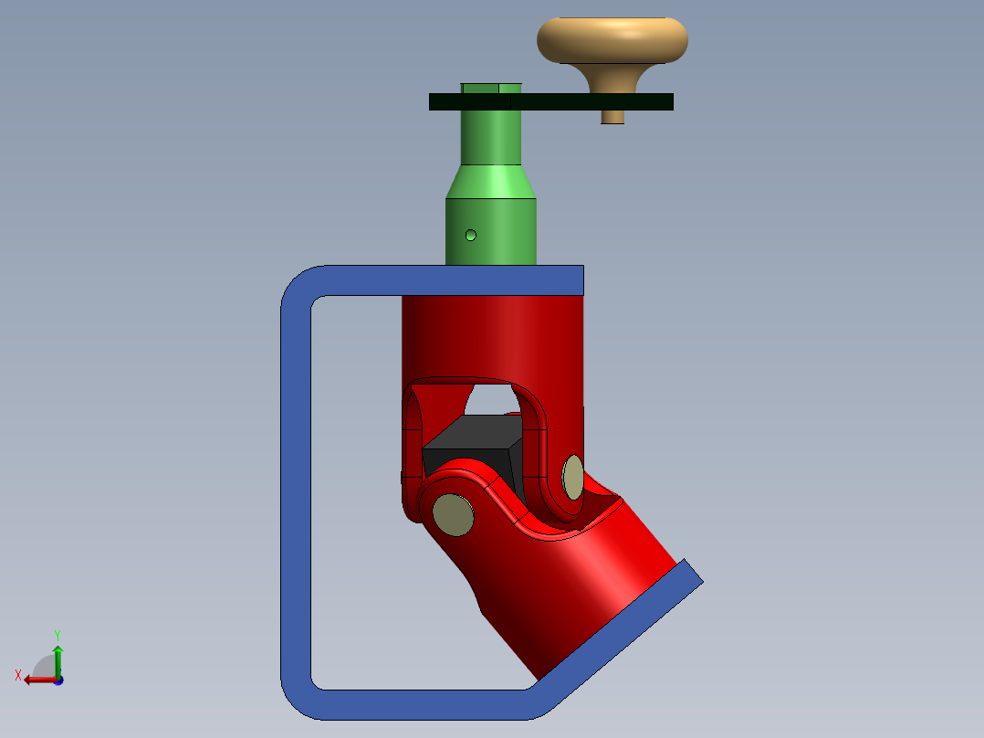 万向节(31)后视图