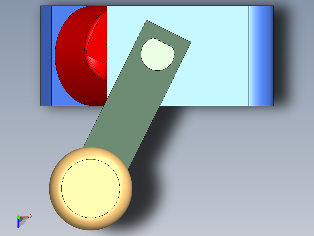 万向节(31)俯视图