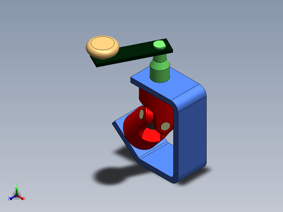 万向节(31)正等轴测图