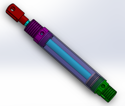 A0003687-线型气缸（圆形后座）40x18x145 毫米缩略图