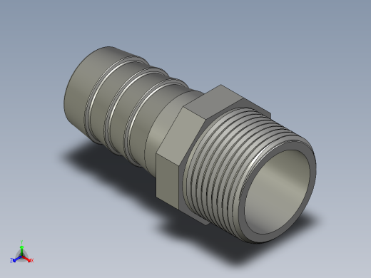 螺纹管水管接头-有边 [DN20X21]
