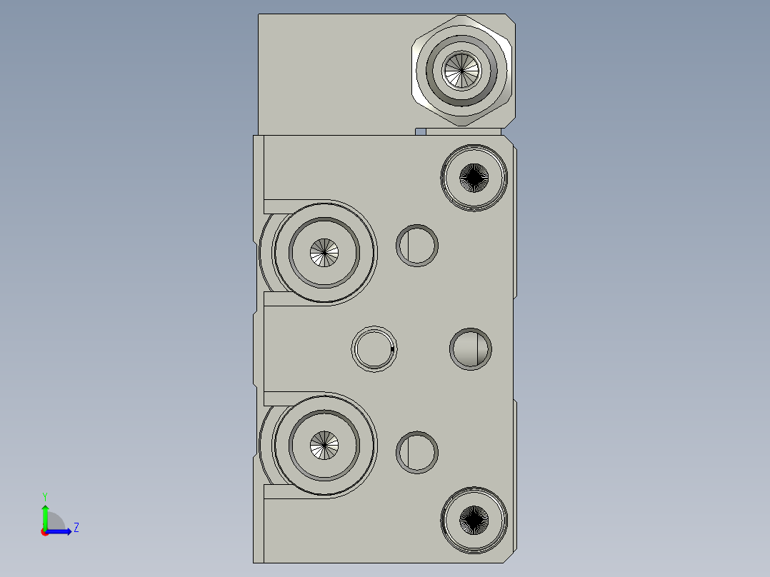 HLQ16X30SAS滑台左视图