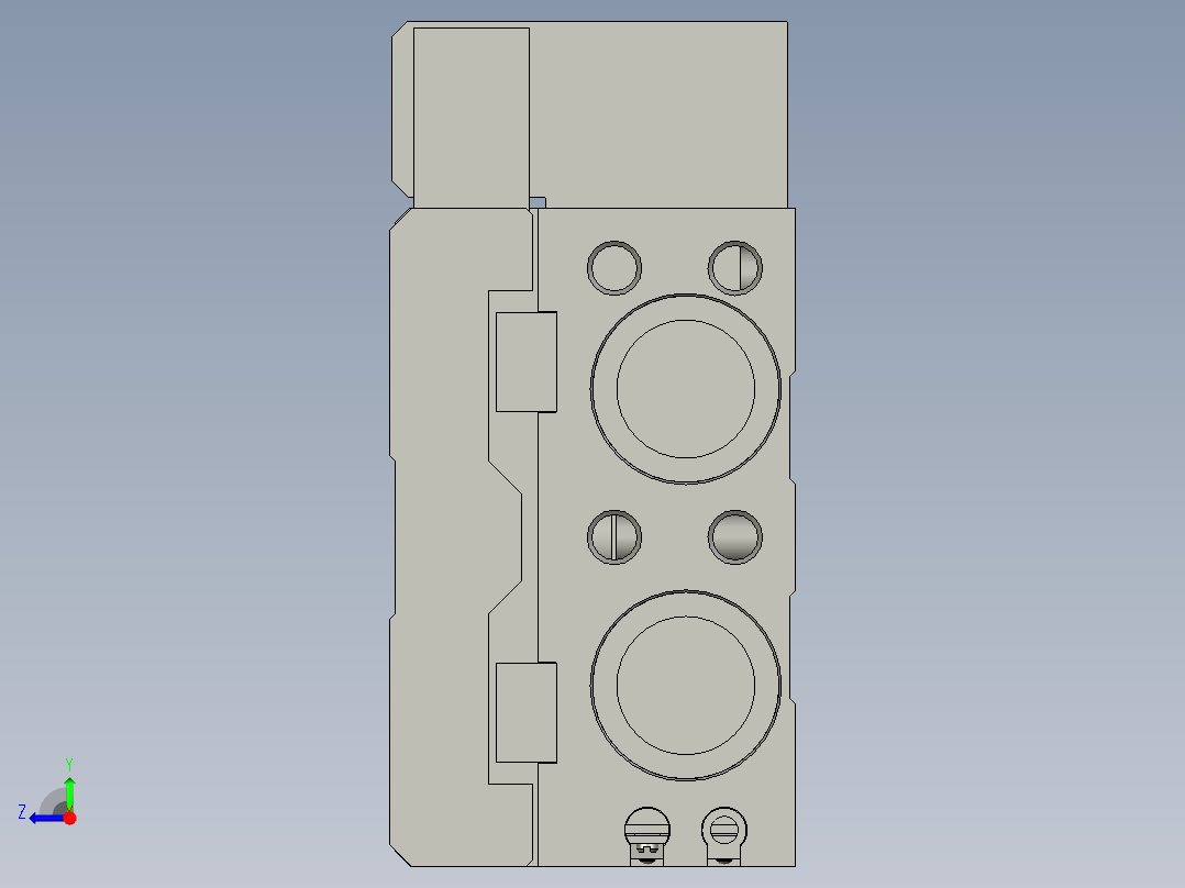 HLQ16X30SAS滑台右视图