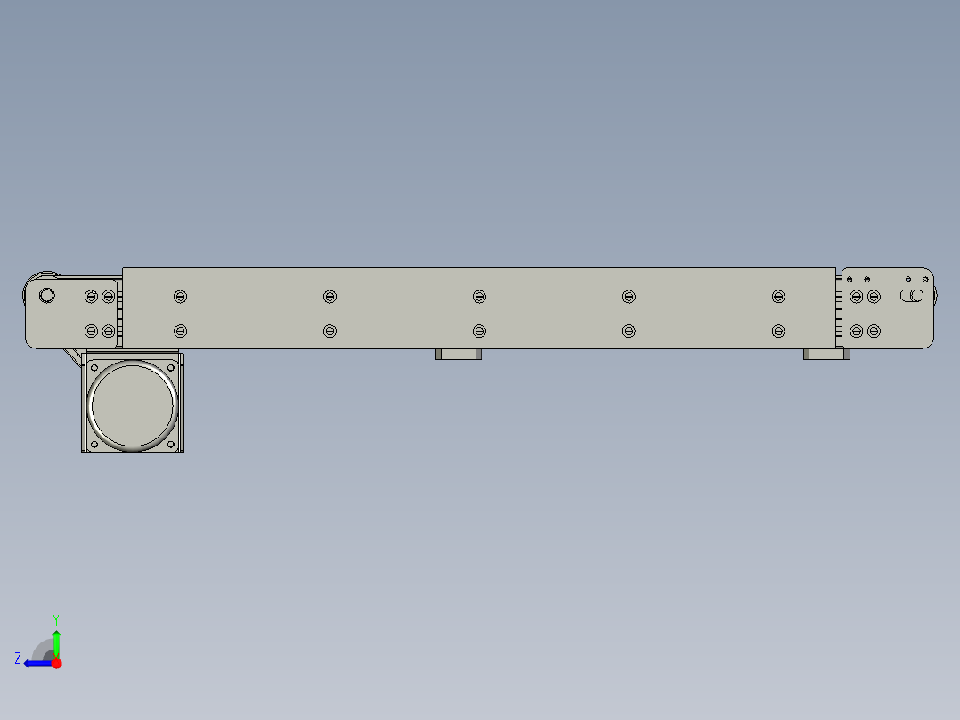 HL190508-03显示卡测试板输送线右视图