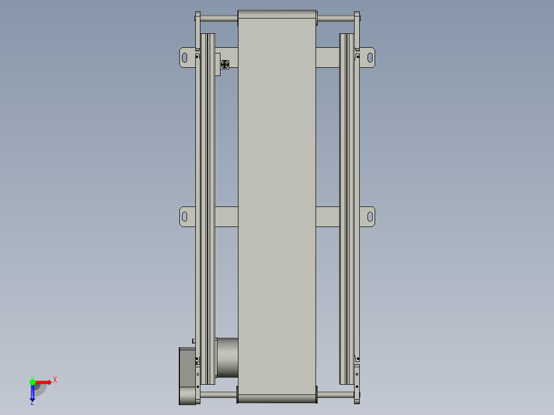 HL190508-03显示卡测试板输送线俯视图