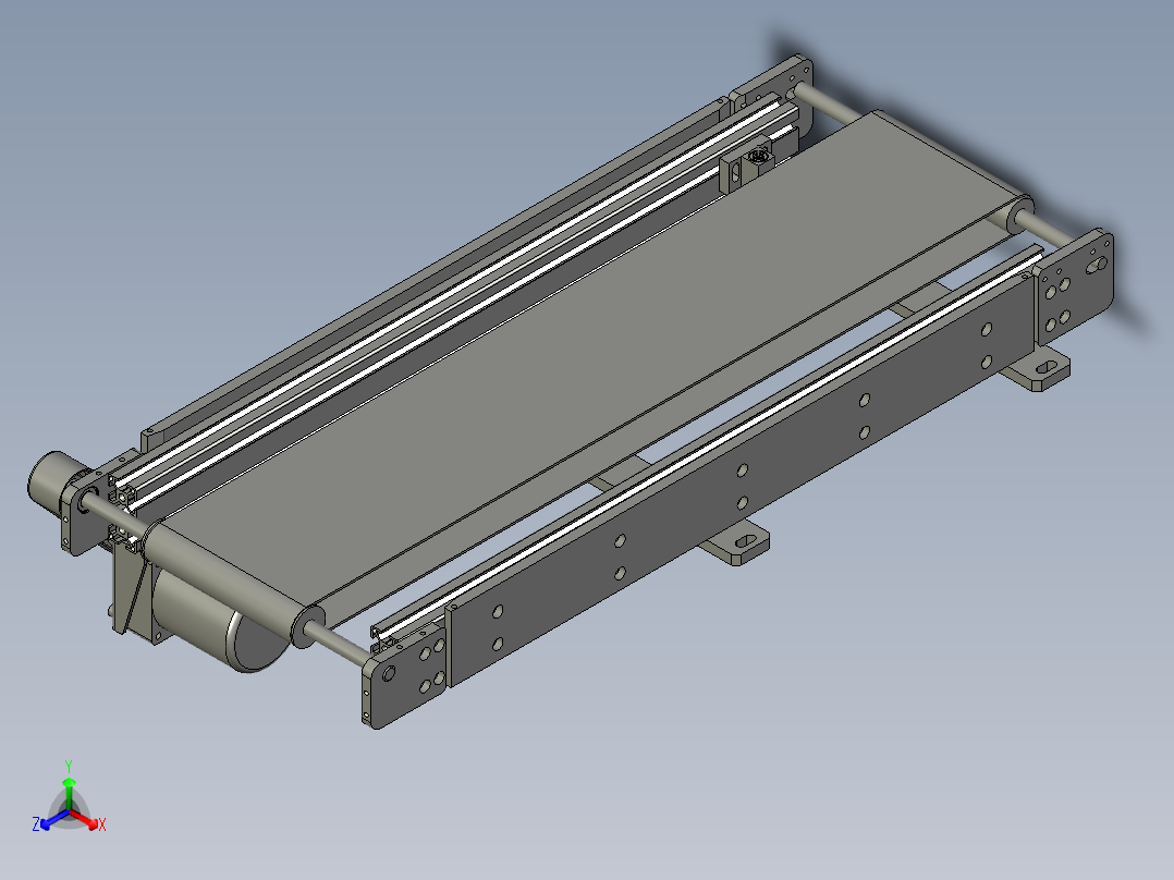 HL190508-03显示卡测试板输送线正等轴测图