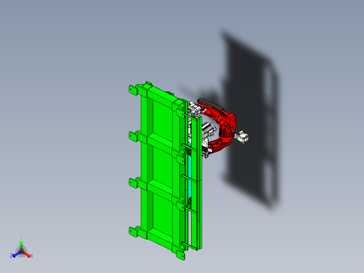 带第七轴点焊机器人设计