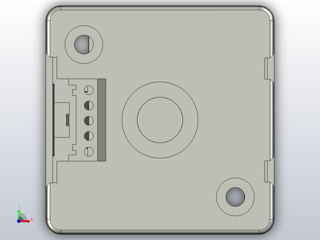 气压传感器压力传感器ZJE51前视图