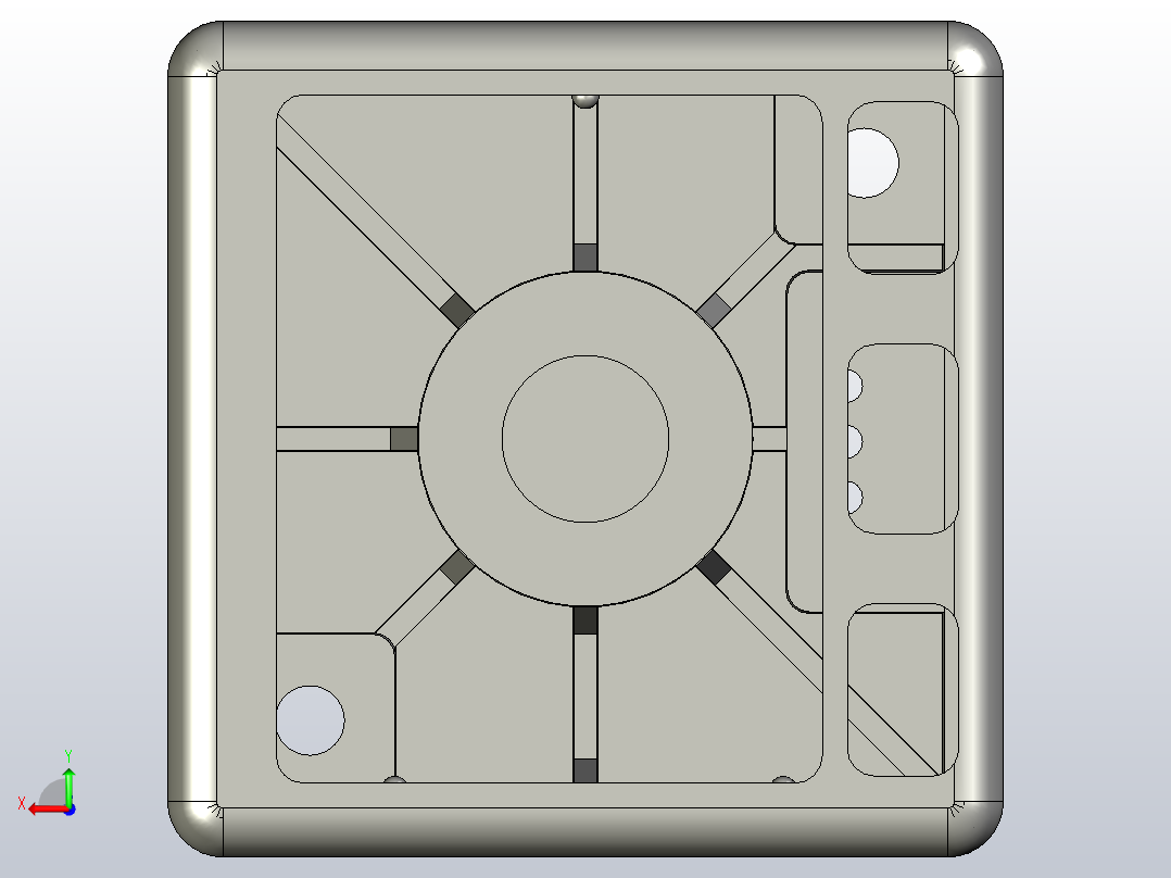 气压传感器压力传感器ZJE51后视图