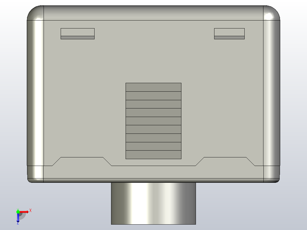 气压传感器压力传感器ZJE51俯视图