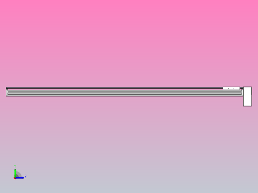 皮带直线轴半封闭可选导轨TPA-HNB-120D-110-L1600-LP-C-P40-N3左视缩略图