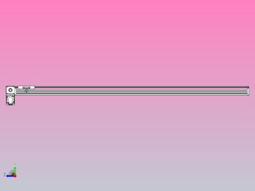 皮带直线轴半封闭可选导轨TPA-HNB-120D-110-L1600-LP-C-P40-N3右视缩略图