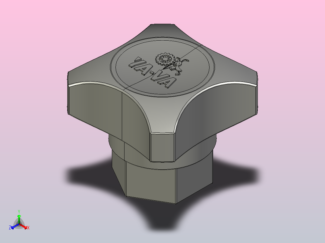 JB-30-N6-C1内牙旋紧头正等轴测图