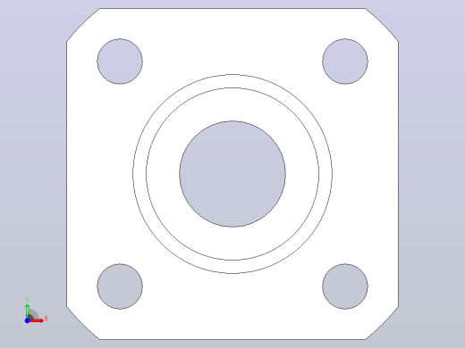 LMK亚洲标准型直线轴承_法兰式[LMK8SUU]前视缩略图