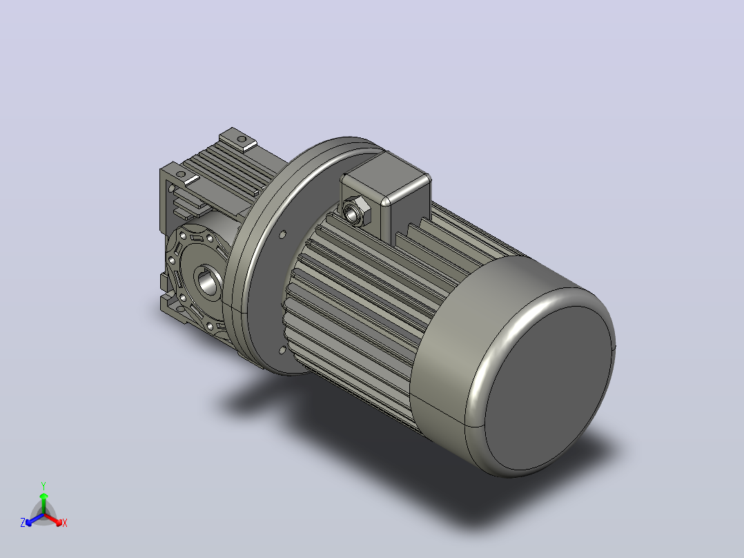 RV系列蜗轮减速机[RV40-71]主视图