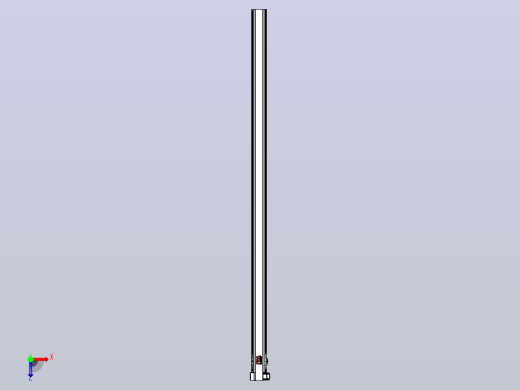 皮带直线轴半封闭可选导轨TPA-HNB-120D-110-L2750-LP-C-P40-N3俯视缩略图