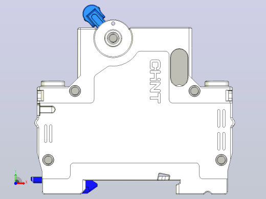 NXB-63H 3P&amp;N小型断路器三维模型202307 前视缩略图