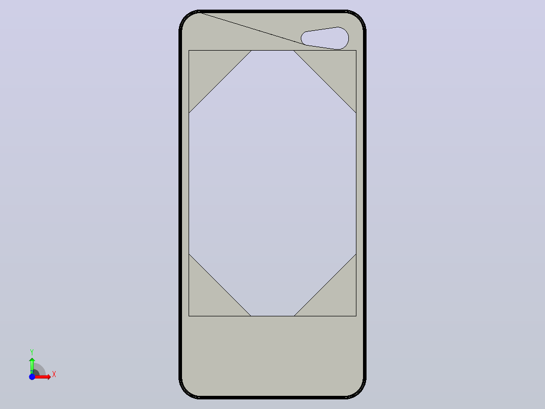iphone+5手机壳-可放卡前视图