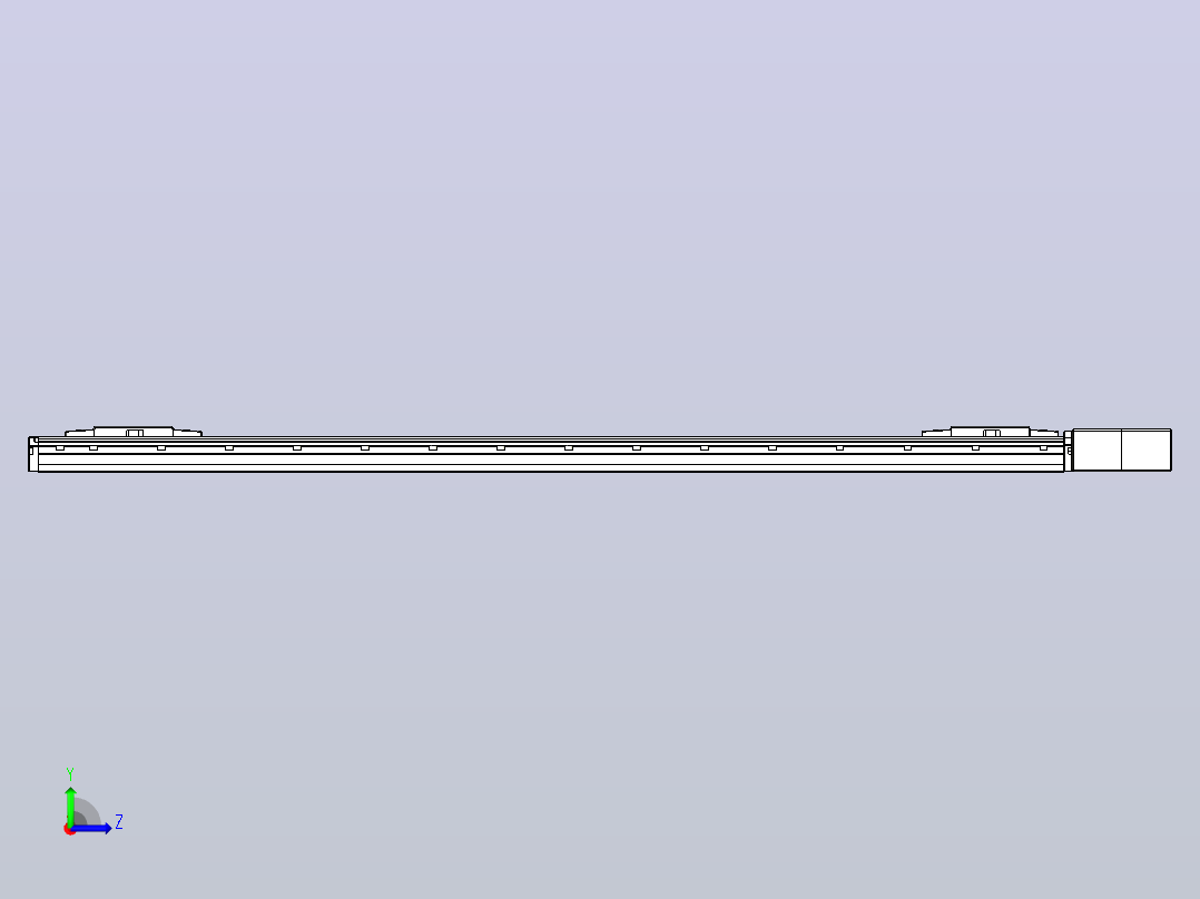 皮带直线轴双滑块型TPA-GCBS-120-P70-L525-QL-M20-N3左视图