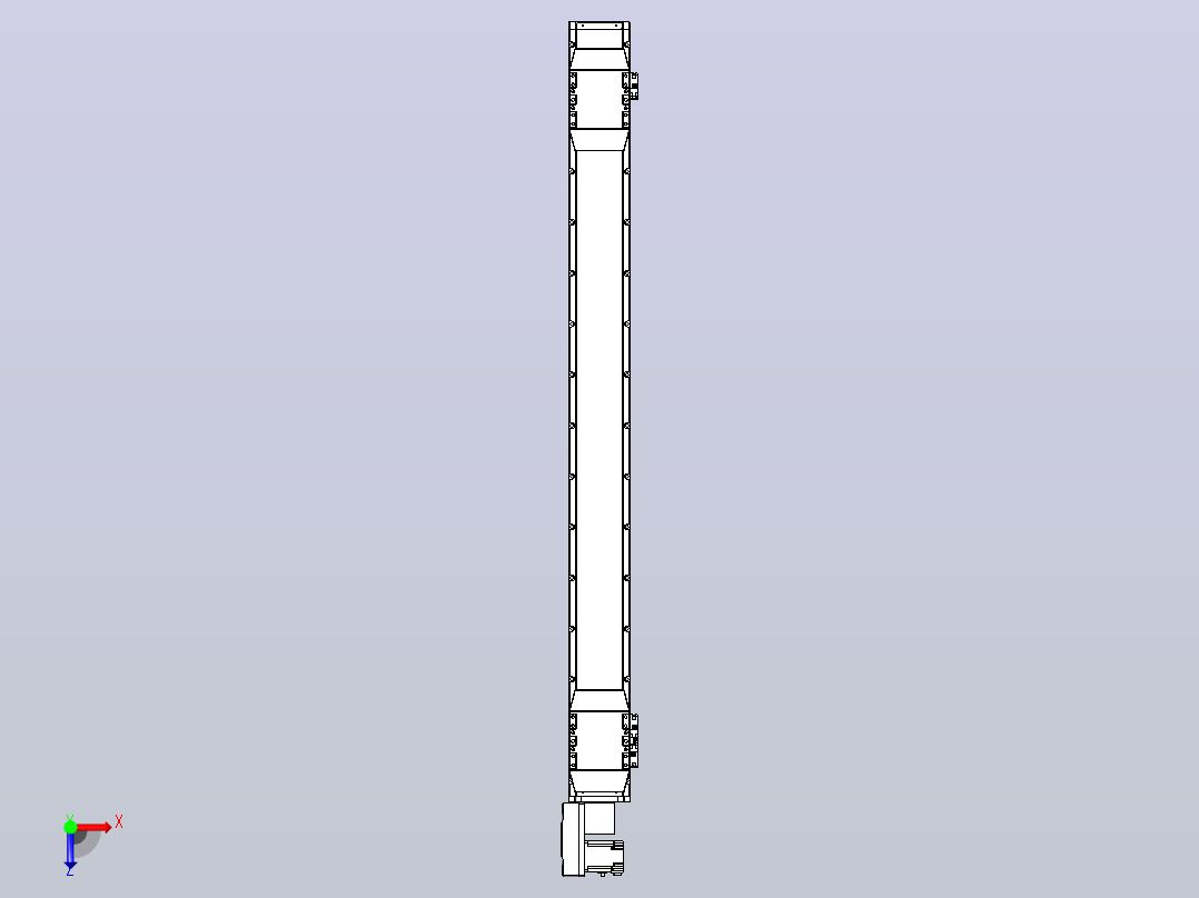 皮带直线轴双滑块型TPA-GCBS-120-P70-L525-QL-M20-N3俯视图