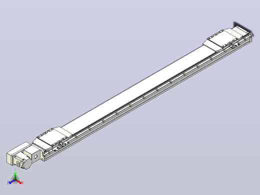 皮带直线轴双滑块型TPA-GCBS-120-P70-L525-QL-M20-N3正等轴测缩略图