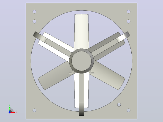 LKZ40№4.0轴流风机[LKZ40№4.0]前视缩略图
