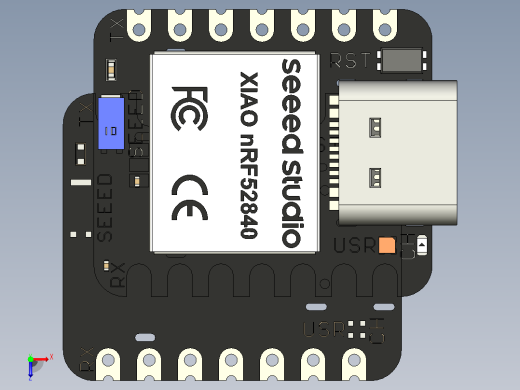北欧的Seeed Studio XIAO nRF52840首次携带无线功能，并支持蓝牙5.0.zip.zip俯视缩略图