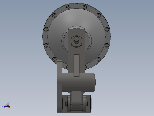 PDCA气动盘式制动器PDCA14 250×12.7-860