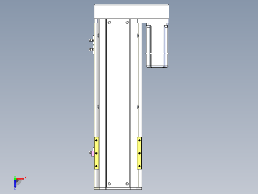 ATH13-BR-300-200W伺服电机ATH13 螺杆驱动 马达直结直线滑台模组俯视缩略图