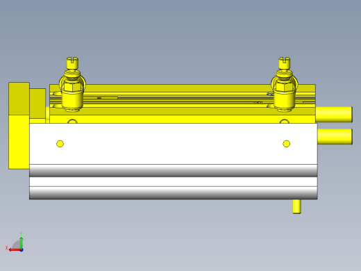利用倾斜配置的气缸简单转换方向装置后视缩略图