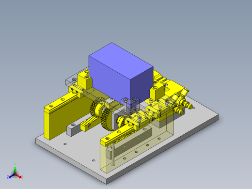 n倍速机构正等轴测缩略图