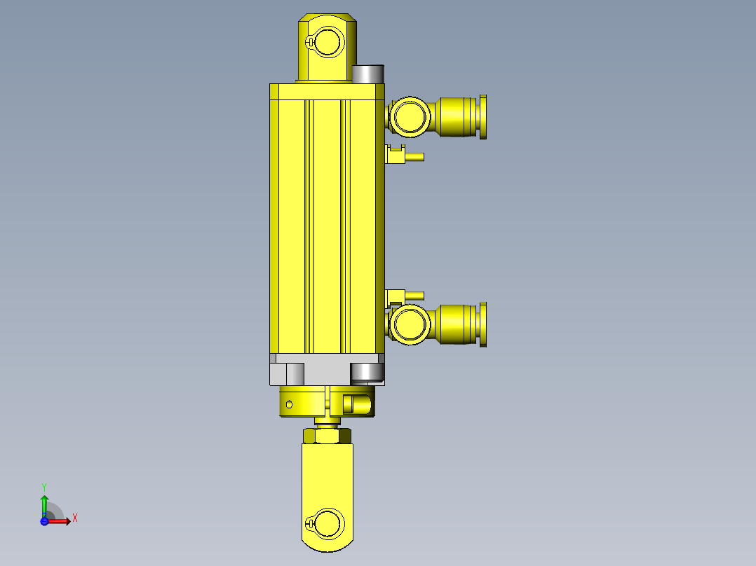 带提升功能的活动滑道前视图