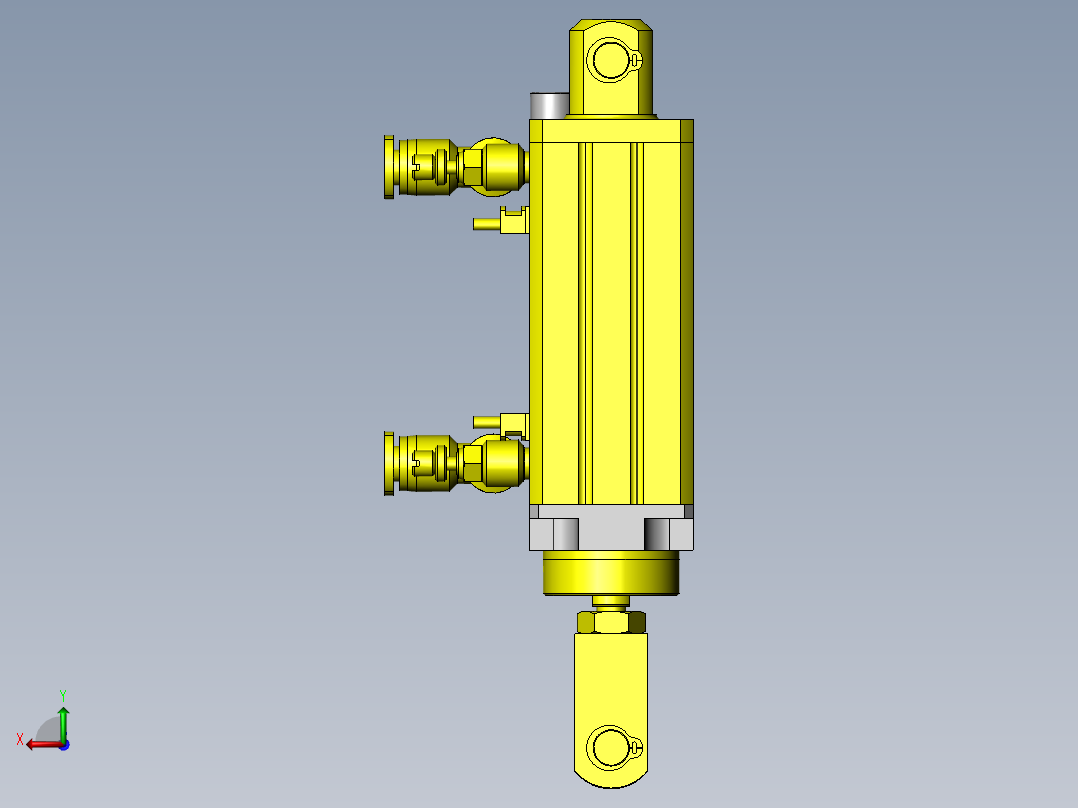 带提升功能的活动滑道后视图