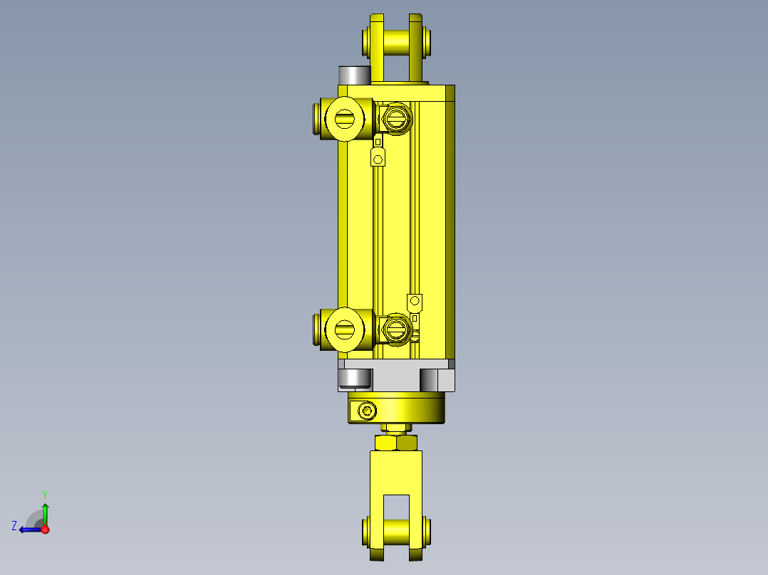 带提升功能的活动滑道右视图