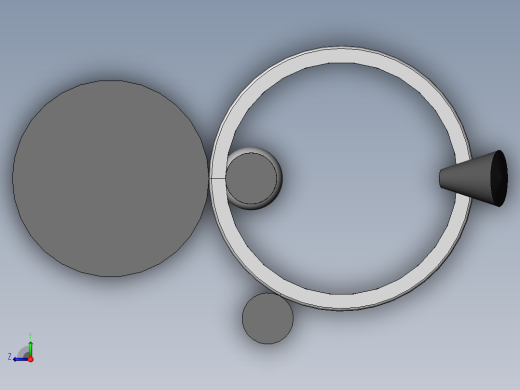 6320轴承外圈冷碾扩成形机理研究(sw13+说明书+分析图片)右视缩略图