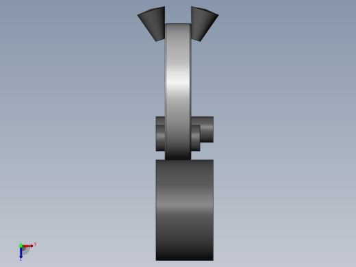 6320轴承外圈冷碾扩成形机理研究(sw13+说明书+分析图片)俯视缩略图