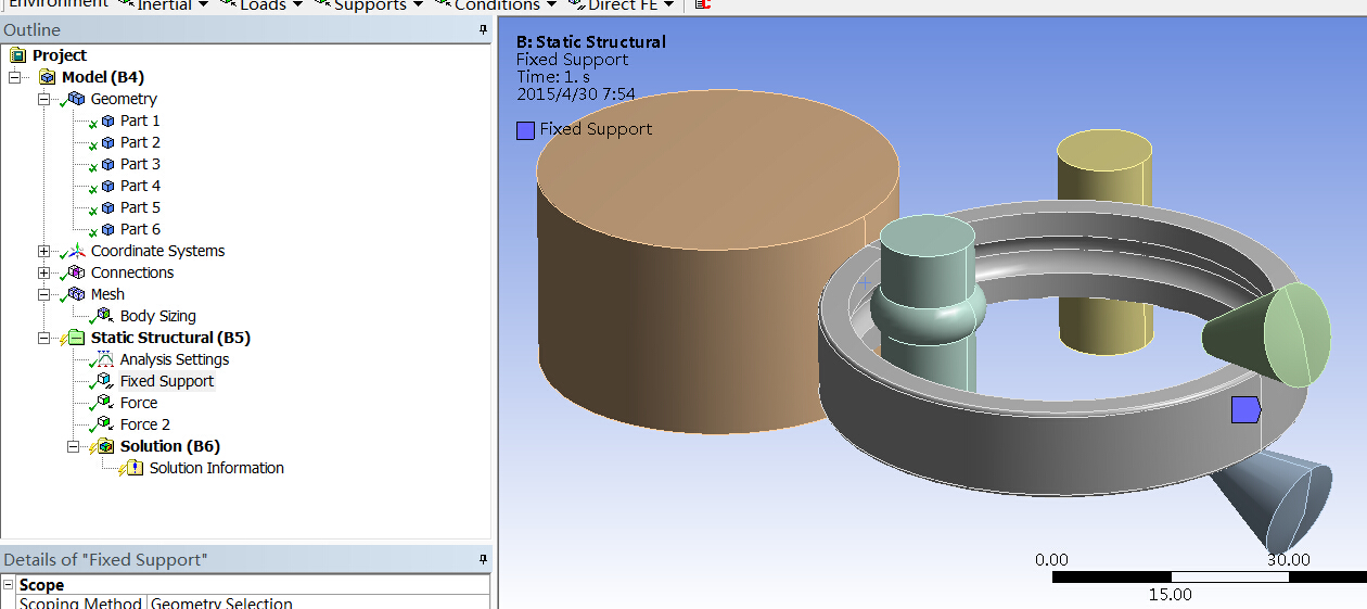 6320轴承外圈冷碾扩成形机理研究(sw13+说明书+分析图片)