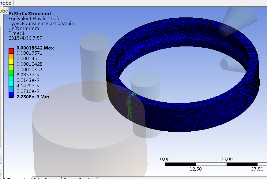 6320轴承外圈冷碾扩成形机理研究(sw13+说明书+分析图片)