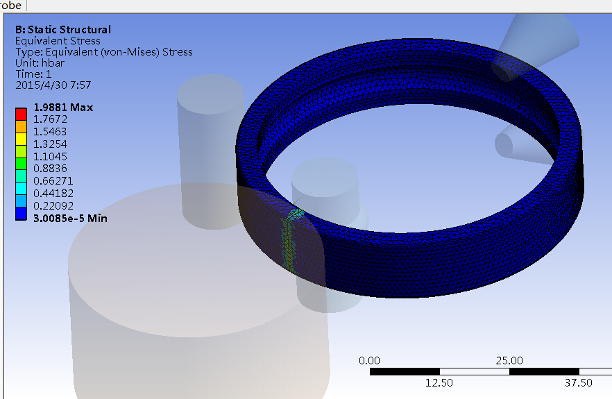 6320轴承外圈冷碾扩成形机理研究(sw13+说明书+分析图片)