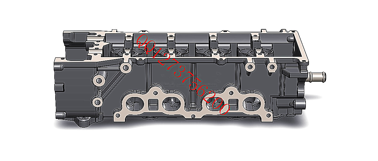 尼桑V6的VQ35发动机汽缸3D模型